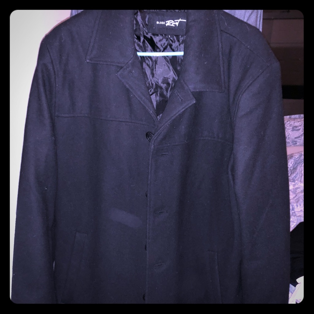 Black Men’s Peacoat